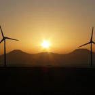 Ben Aketil Wind Farm auf Skye, Schotlland