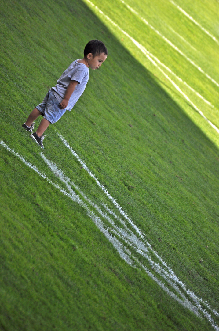 Ben mon papa y joue au stade! Na!