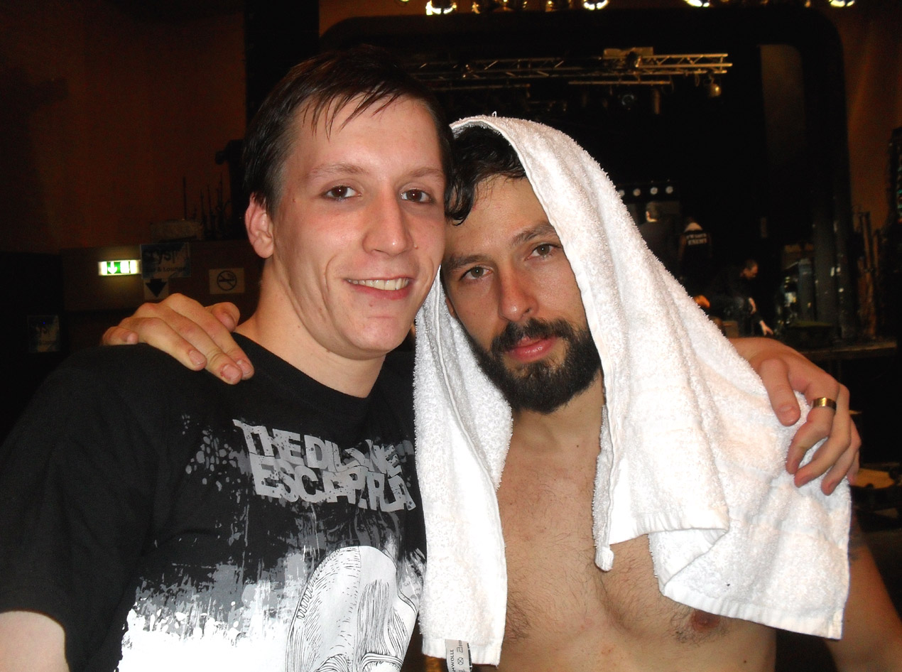 Ben Weinman (Guitarist of "The Dillinger Escape Plan") and myself