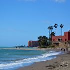 Benalmádena , castillo y playa.