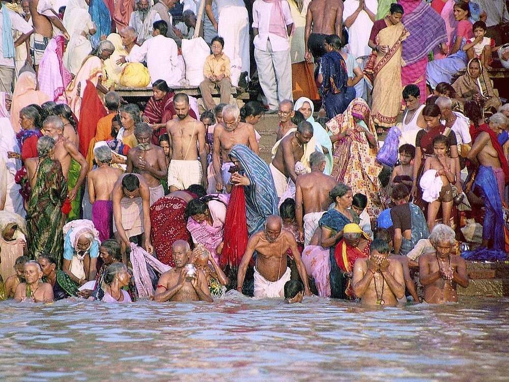 Benares Varanasi Le bain