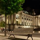 Bench in front of Reichstag