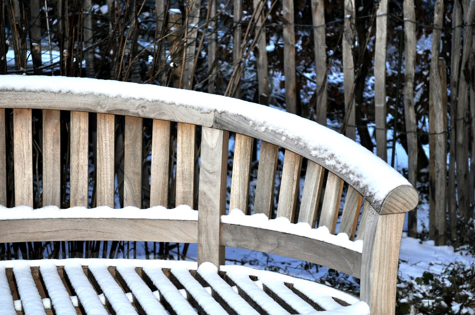 Bench of wood