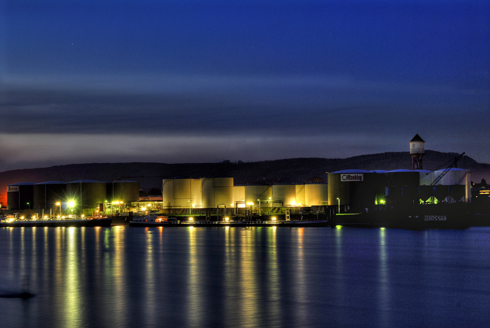 Bendorf Hafen gestern Abend