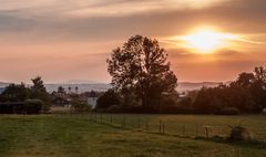 Benediktbeuern im Sonnenuntergang