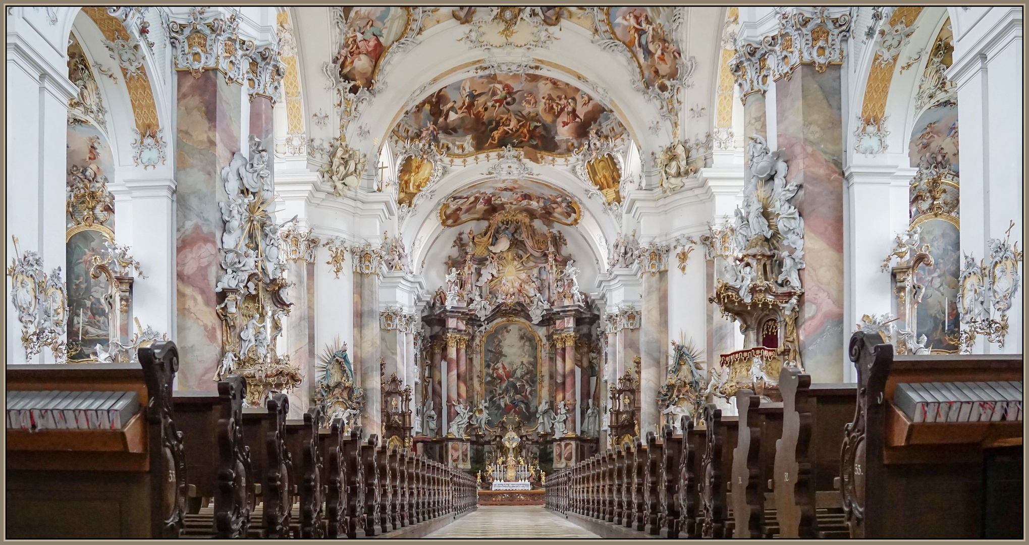 Benediktiner Abtei St.Alexander und Theodor Ottobeuren / Unterallgäu (1) 