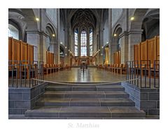 Benediktinerabtei St. Matthias " Blick zum Chorraum.*.."