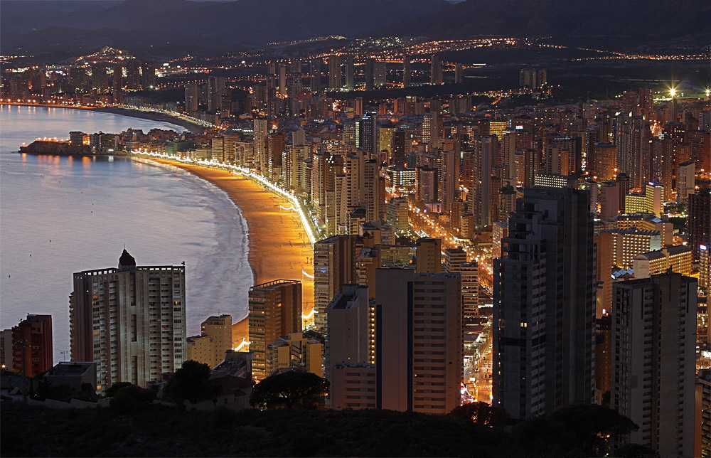 Benidorm am Abend