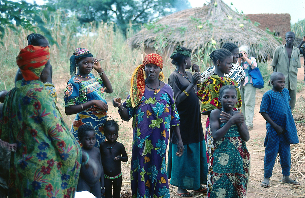 BENIN Dorfscene 1