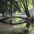 Bennwihr, Parc de Schoppenwihr, Brücke zum Grand Étang