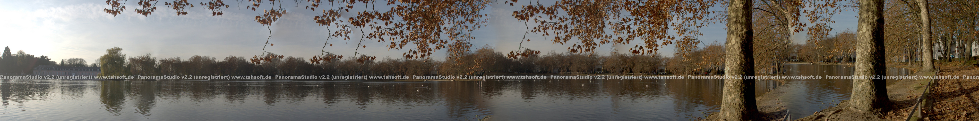 Benrather Schlossweiher - Rundansicht