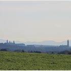 Bensberger Schloß,  Kirche und Siebengebirge!