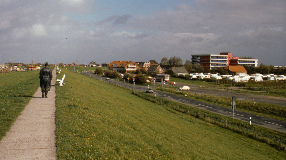 Bensersiel 1980 - op'n Diek