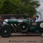 Bentley während Oldtimer-Rallye