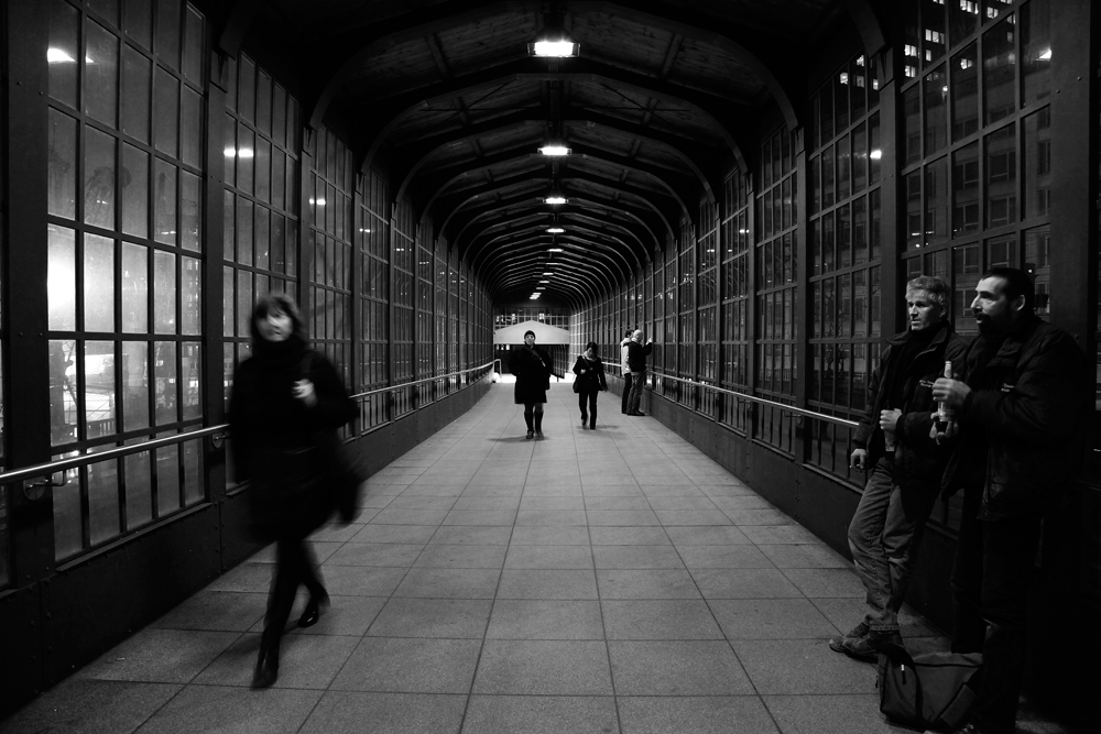 Beobachtungen im U-Bahnhof