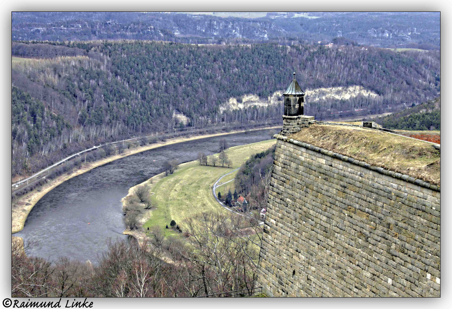 Beobachtungsturm auf der Festung Königstein