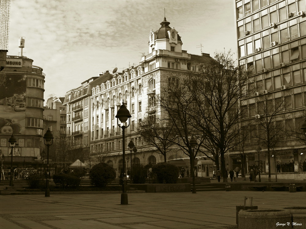 Beograd black and white