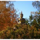 Bepflanzte Stupa Muttodaya (Detail)