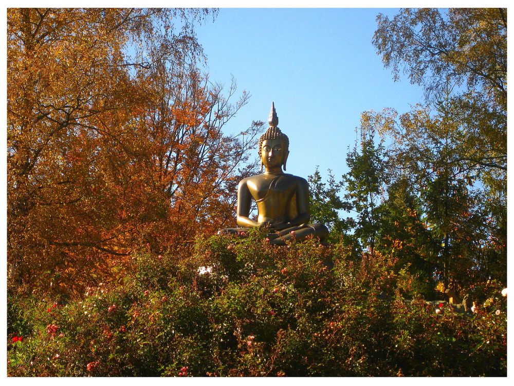 Bepflanzte Stupa Muttodaya (Detail)
