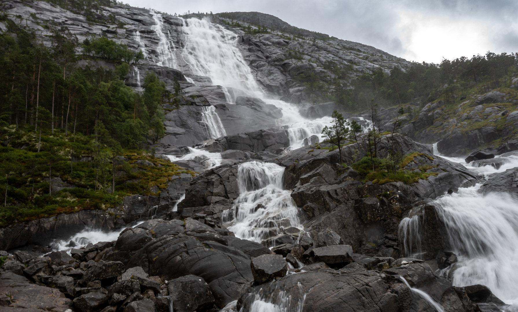 Berauschender Wassserfall