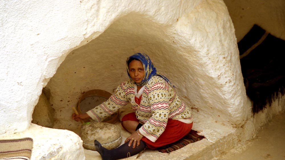 Berber bei der Arbeit