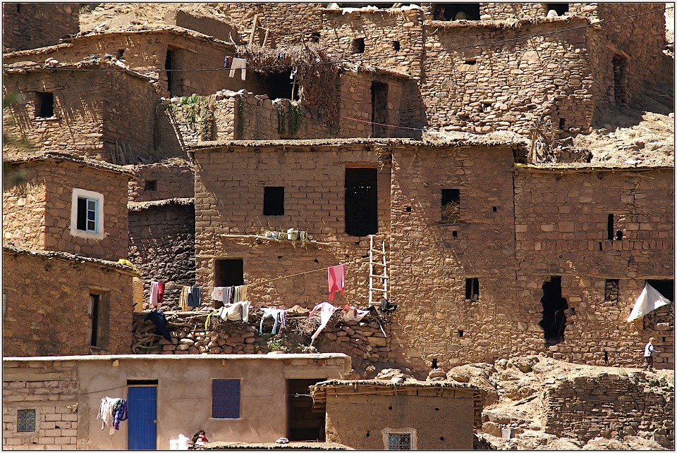 Berber-Dorf im Hohen Atlas