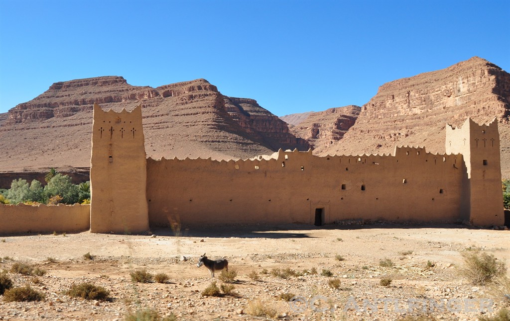 Berber-Festung auf dem Hohen Atlas