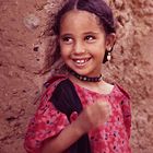 Berber-Mädchen in einer Oase