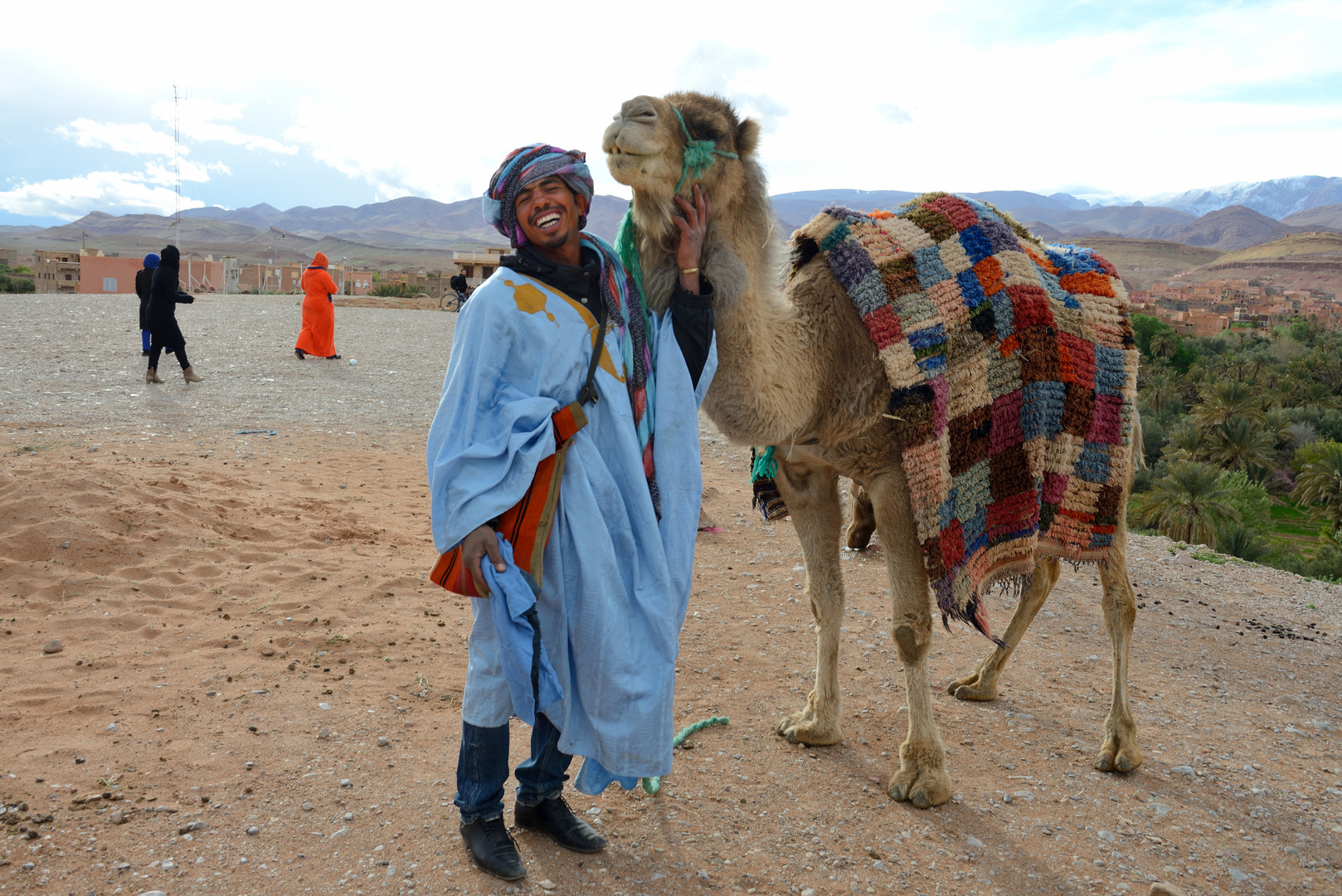 Berber mit Dromedar