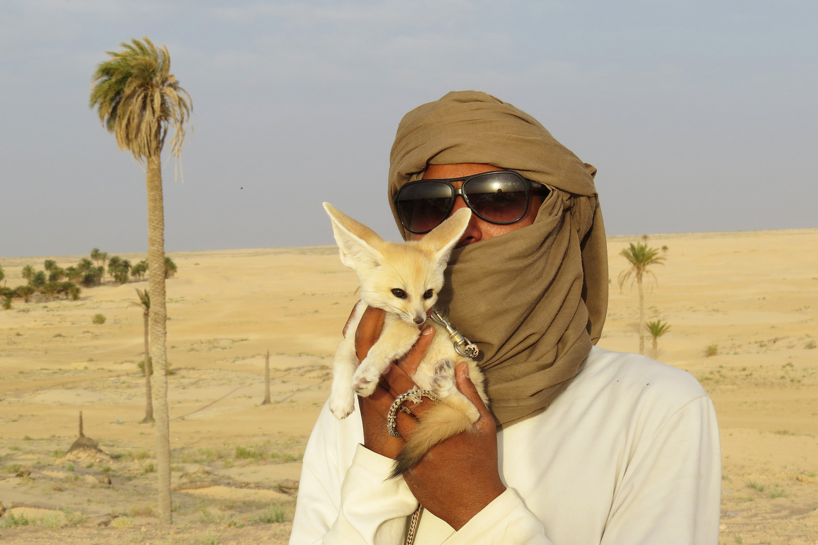 Berber mit Wüstenfuchs
