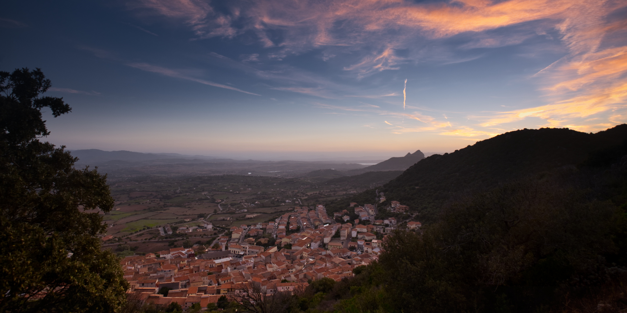 Berchidda am Abend