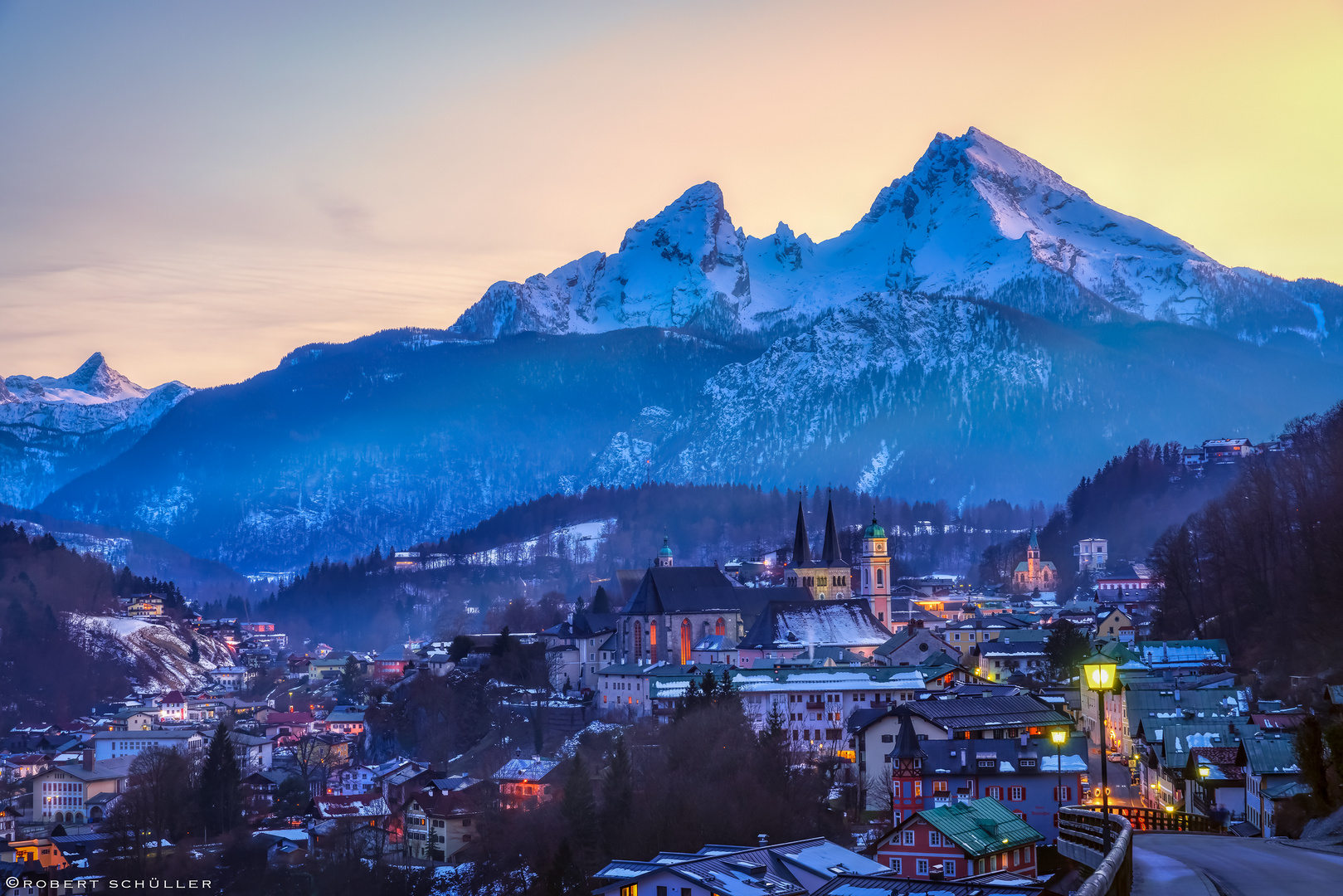 Berchtesgaden mit Watzmann 