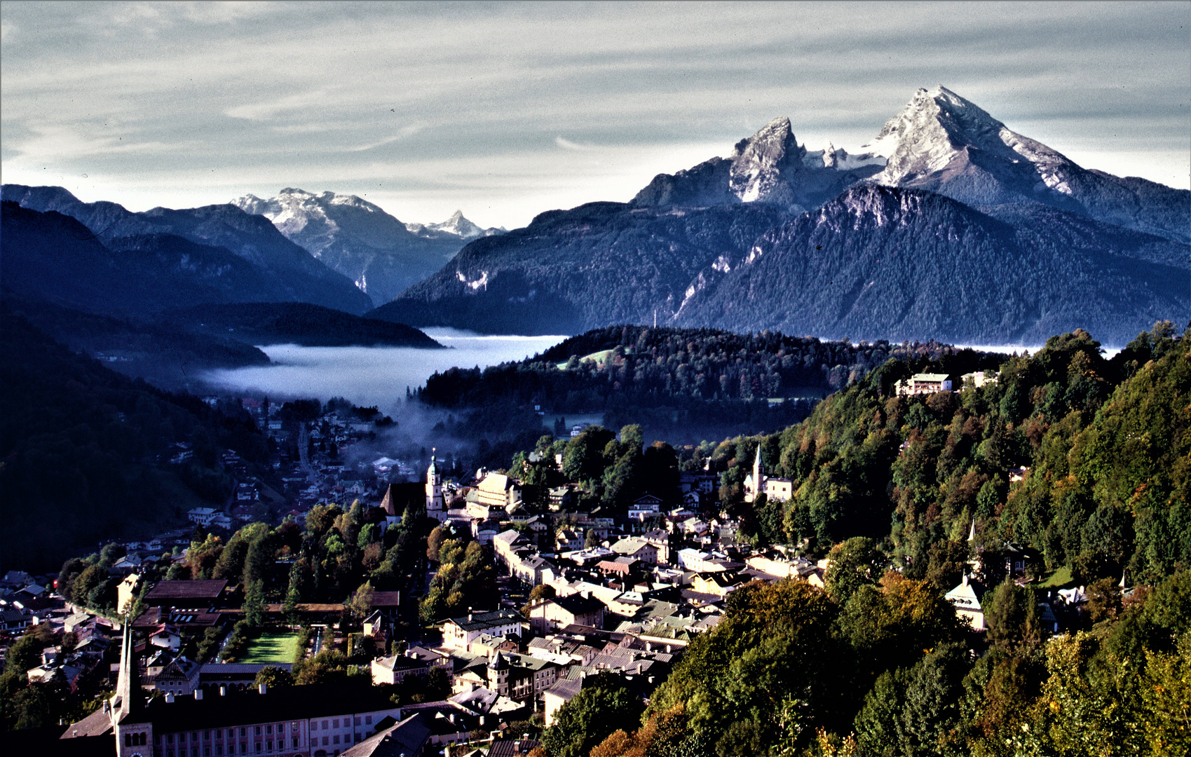 Berchtesgaden und der  Watzmann