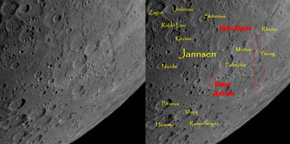 Bereich um die Wallebene Jannsen