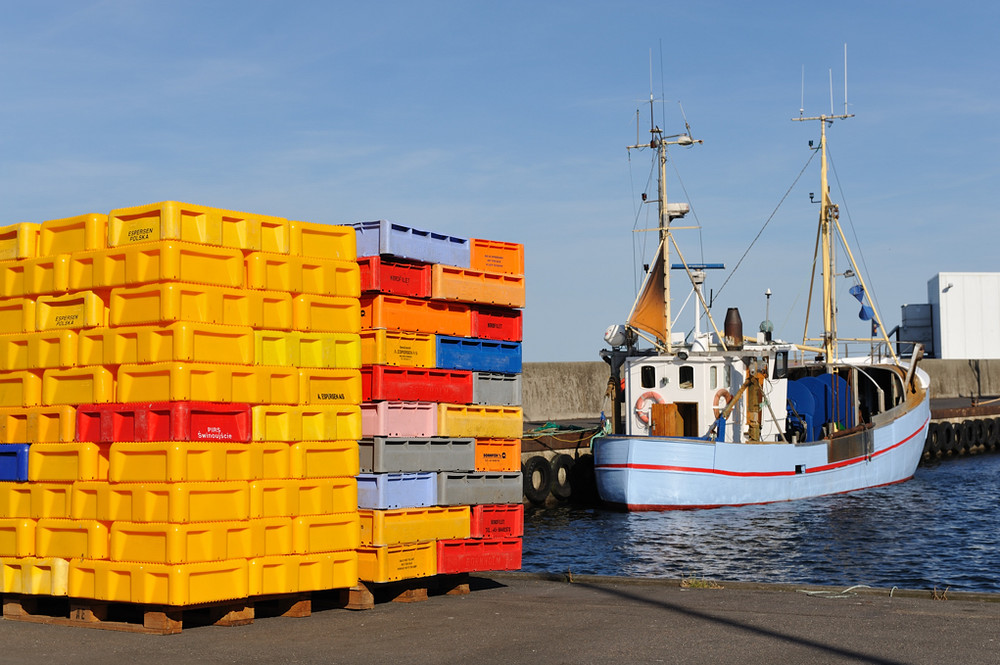Bereit für den nächsten Morgen - Fischerhafen in Sandkas Bornholm (DK)