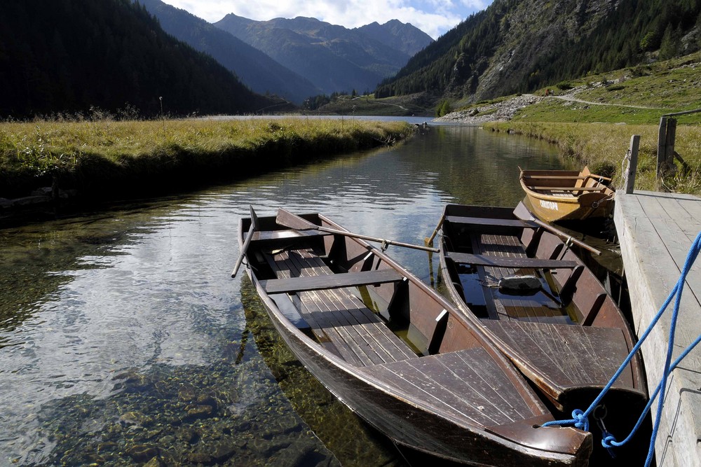 Bereit für eine Bootsfahrt - Riesachsee Schladming - Rohrmos