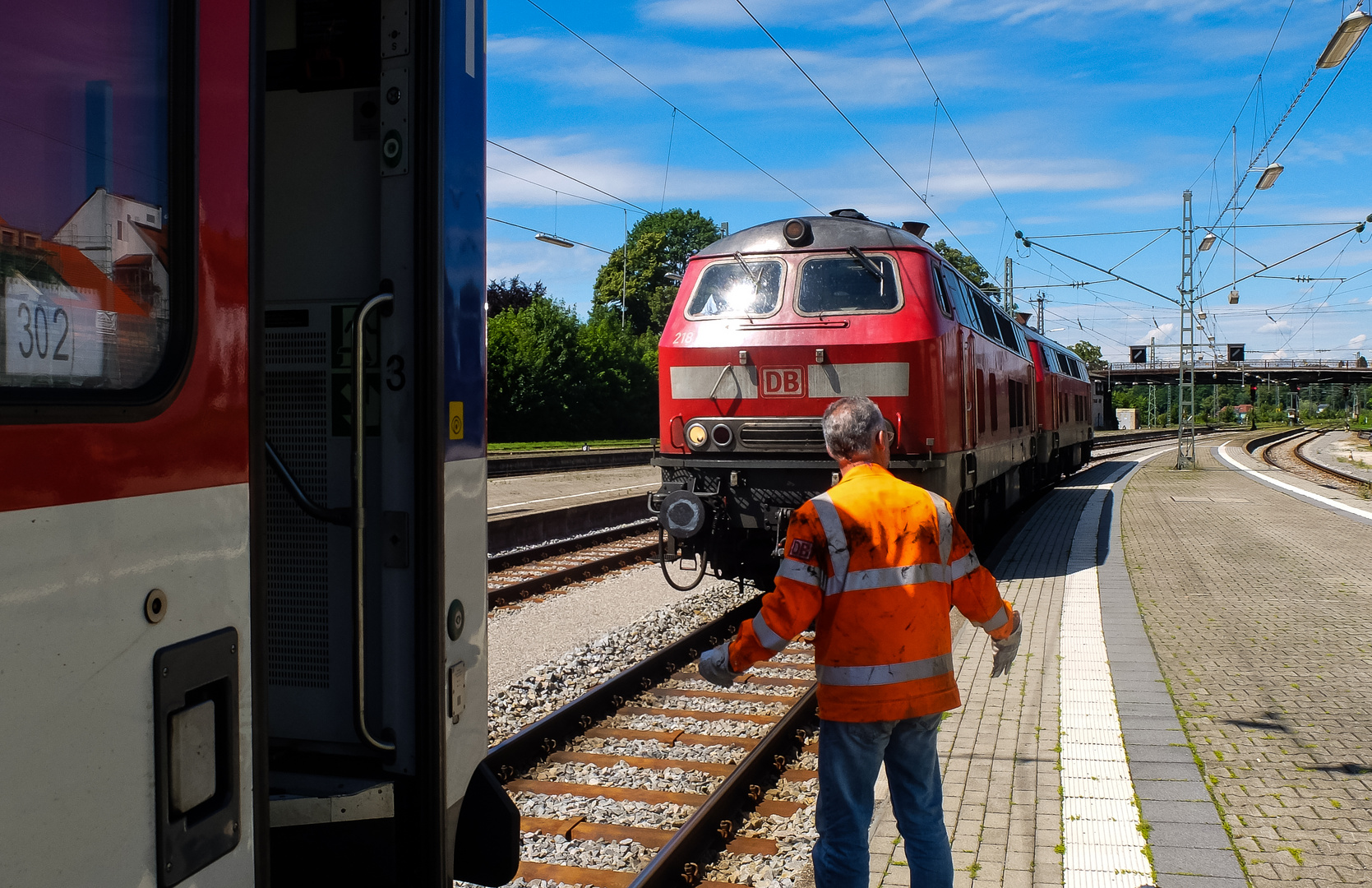 Bereit zum Ankuppeln