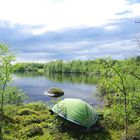 bereit zur Ausfahrt am Inarijärvi - Inarisee 