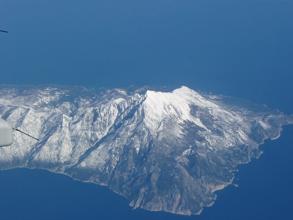 Berg Athos Foto & Bild techniken, aufnahmetechniken, luftbild Bilder