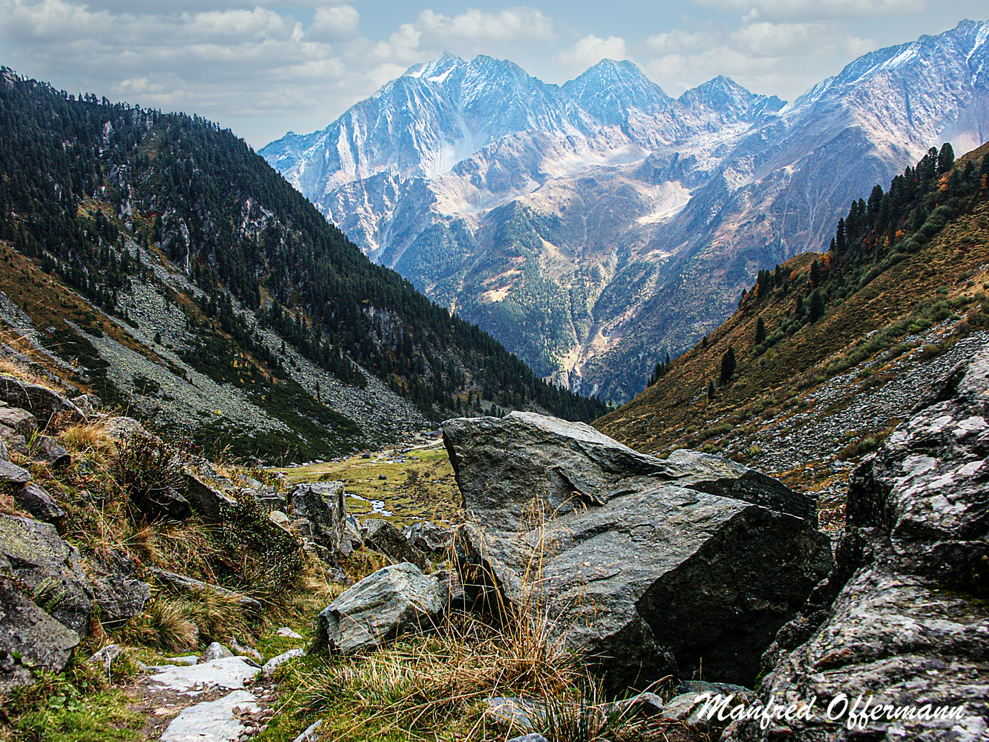 Berg auf, im Stubai