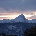 Berg bei Sonnenuntergang