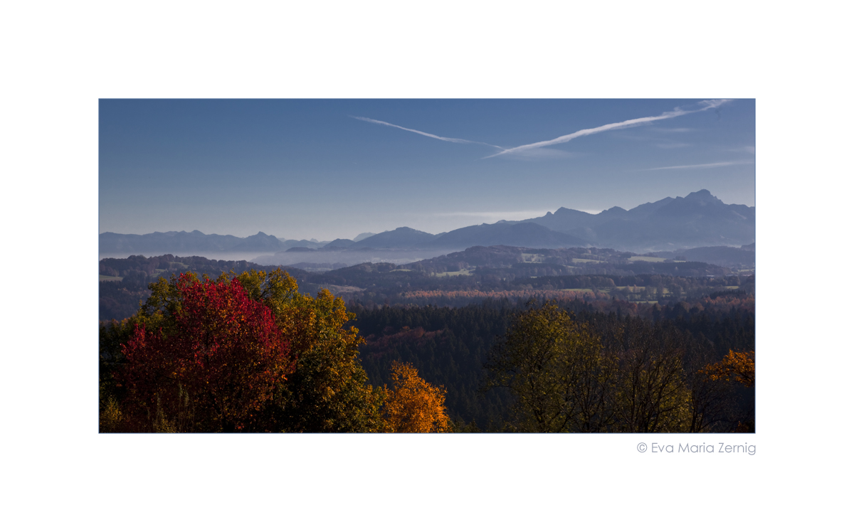 Berg-Herbst-Farben