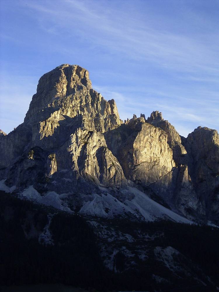 Berg im morgendlichen Glanz