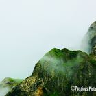 Berg im Nebel