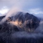 Berg im Nebel