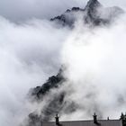 Berg im Nebel