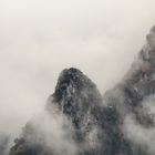 Berg im Nebel