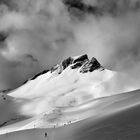 Berg im Skigebiet