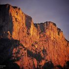 Berg im Sonnenuntergang 