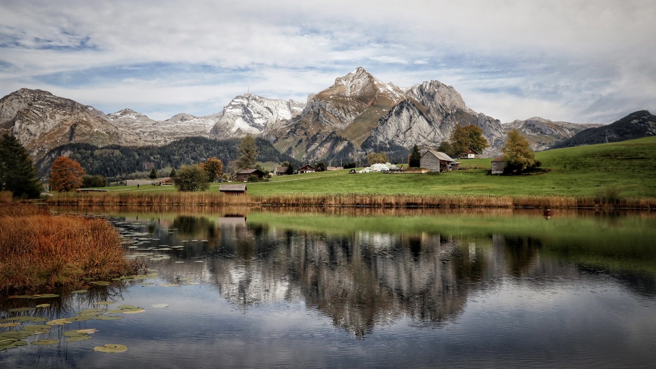 Berg im Wasser